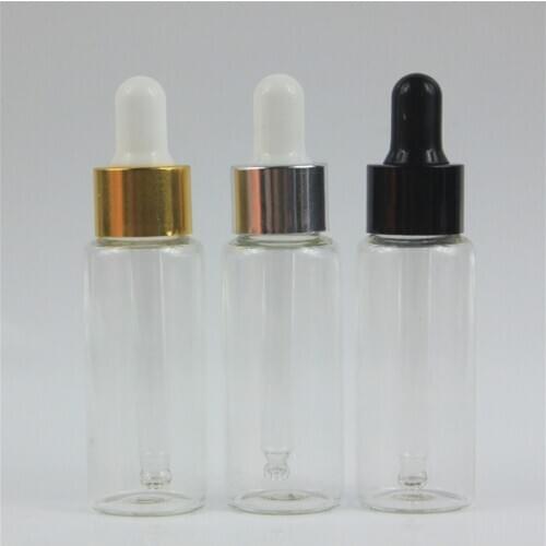 20pcs/lot 20ml Essential Oil Bottles Glass Liquid Reagent Pipette Bottle Eye Dropper Drop Aromatherapy Selling