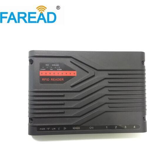 4 antenna ports RS232,RS485,USB,RJ45,WiFi 860-960MHz long range UHF RFID Reader ISO18000-6C (EPC C1G2) ISO18000-6B