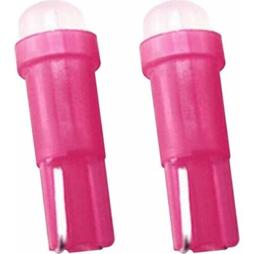 50Pcs Car Cob LED Dashboard Cluster Gauge Light Bulb 18 37 70 Pink Purple LED Instrument Light T5