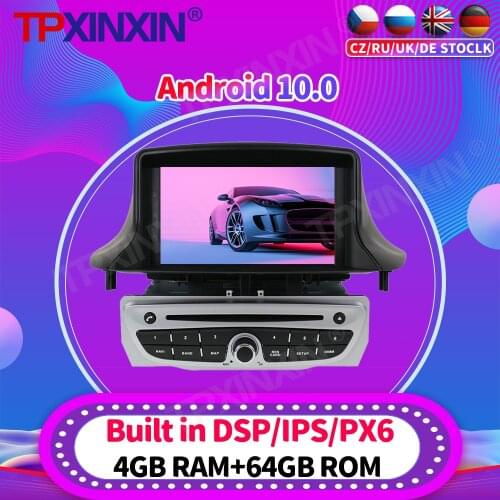 Android 10 PX6 Car Radio For Renault Megane 3 2009-2015 Multimedia Video Recoder Player Navigation GPS Accessories Auto 2din dvd