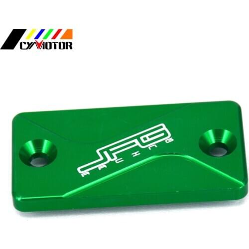 CNC Motorcycle Front Brake Fluid Reservoir Cap Cover For KAWASAKI KLX150S KLX300 KX KLX 65 80 85 100 125 250 250F 450F KLX450R