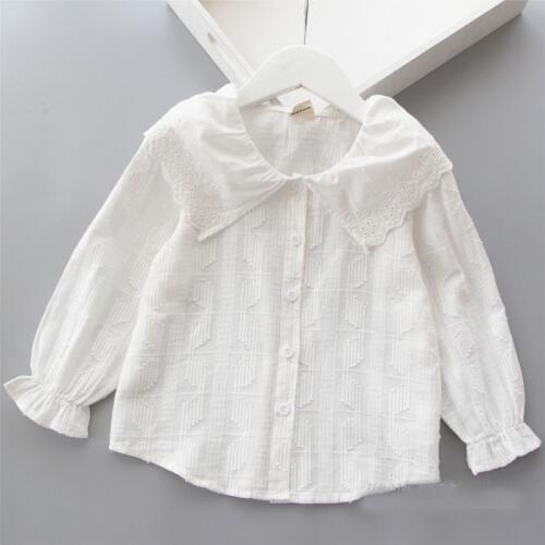 Childrens shirt girls long sleeve shirt coat