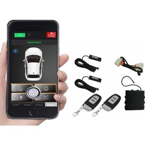 For Japan Car Remote Start Obd Plug And Play Smartphone Keyless Entry Car Alarm System Pke Button Auto Central Locking/unlock