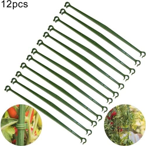 Dropshippping 12Pcs Plant Vine Tomato Trellis Cage Connector Stake Arms Bracket Garden Tool Non-Expandable Easy to Use
