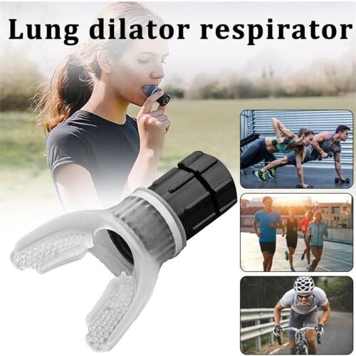 Breathing Trainer Respirator Fitness Equipment Exercise Lung Face Mouthpiece for Household Healthy Care Accessories