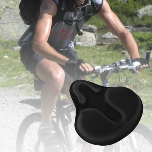 Mountain Road Bike Soft Silicone Bicycle Saddle Cushion Cover Cycling Seat Pad Cycling Seat Pad