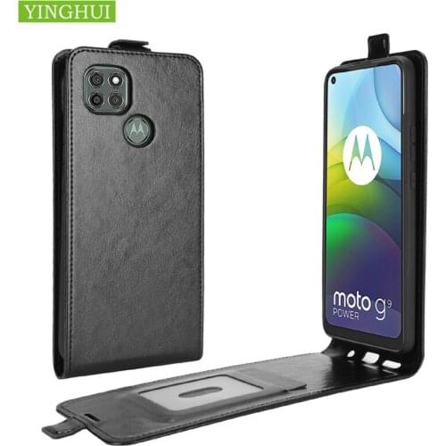 Flip Leather Phone Case For MOTOROLA MOTO One 5G Ace G9 Power Play E7 Plus Edge Back Vertical Protect Cover With Card Holder