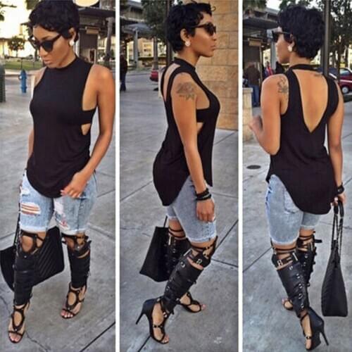 2020 Spring Summer Tank Tops Women Sleeveless Round Neck Slim Tank Camis Ladies Vest Singlets Camisole Cotton Ladies Thin Vest