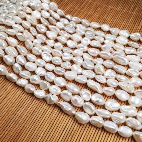 Natural Freshwater Pearl Beading irregular shape Isolation Punch Loose Beads For jewelry making DIY Necklace Bracelet Accessorie