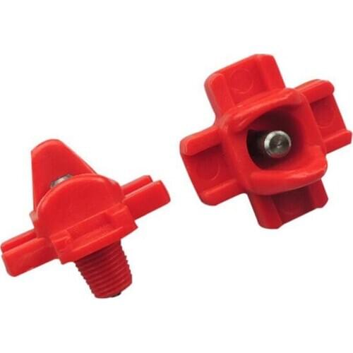 New 200 pcs/lot Horizontal Side Mounted Poultry Waterer Automatic Poultry Nipples Drinker Waterer For Chicken Quail