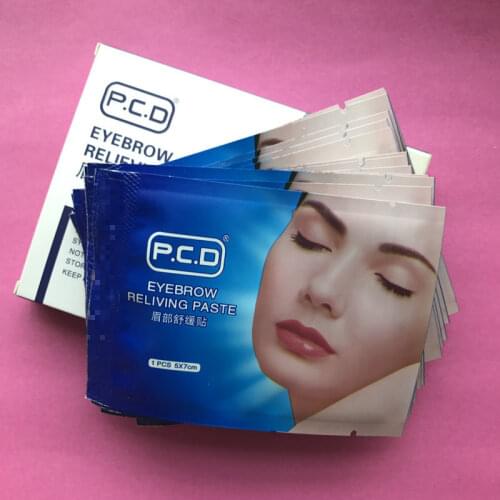 12Pcs Lip Anesthetic Paste Mask Makeup Accessories Tattoo Relieve Pain Bleeding Care EYE Fixed Color