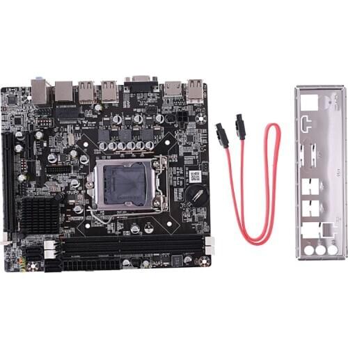 LGA 1155 Practical Motherboard Stable for Intel H61 Socket DDR3 Memory Computer Accessories Control Board