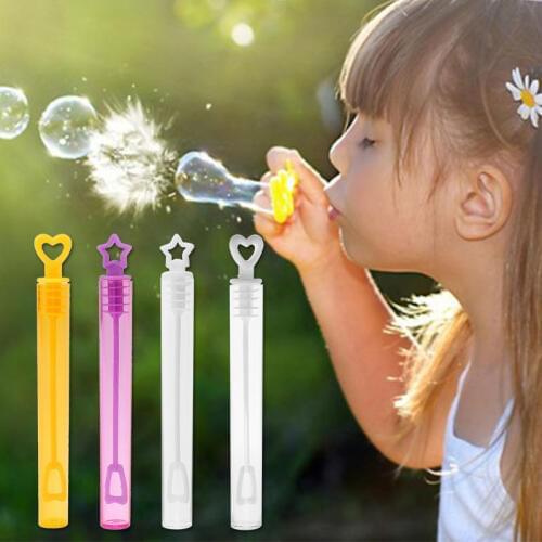 Empty Plastic Bubble Soap Bottle Tube Birthday Party Wedding Decor Kids Ideal Toys Gift Funny Game Playing Prop Gadget