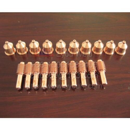 100 pcs 80A Consumables (Nozzle 120926+ Electrode 120927) - for 1650 Plasma Cutting Machine, FREE SHIPPING[ PMX1650]
