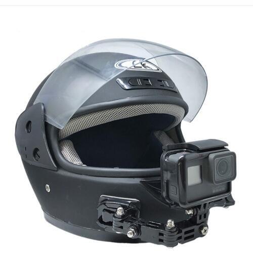 Adjustable Helmet Curved Adhesive Side Mount For xiaomi YI 4K GoPro HD Hero Sjcam EKEN All Series Action Camera Accessories