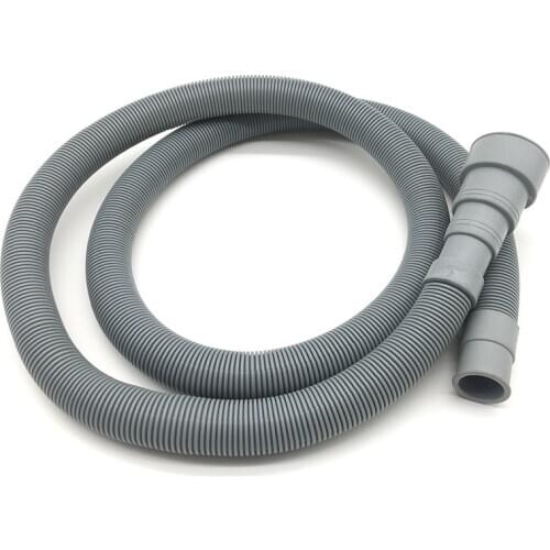 1Pcs 2.5M/3M PVC Washing Machine Dishwasher Drain Waste Hose Extension Pipe With Bracket Set Wash Machine Ablaufschlauch