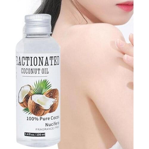 Moisturizing Coconut Oil Shampoo Essential Oil Hair Organic Skin Conditioner 100Ml Tablespoon Scraping Care Massage L0D6