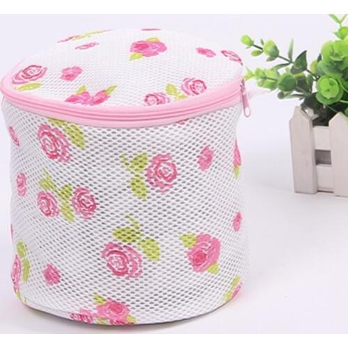 Zipped Wash Bag Laundry Washing Mesh Net Lingerie Underwear Bra Clothes Socks