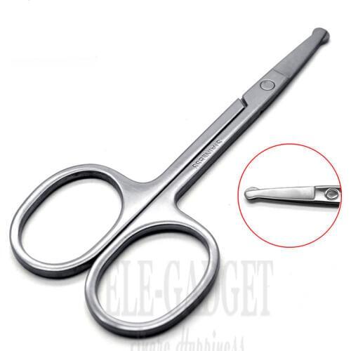 1/5 Pcs Mini Portable Stainless Steel Scissors Personal Care Tools For Cutting Nose-Hair First Aid Kits Supplies