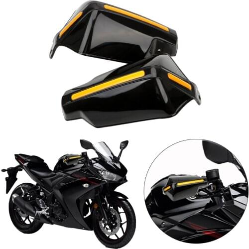 YOSOLO 1Pair Motorcycle Hand Guard Handlebar Handguards Handle Protector Shield Protection Gear Windproof Motorbike Accessories