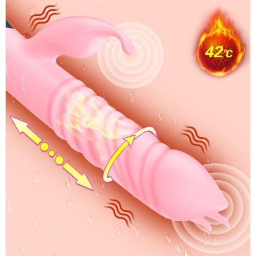 10-speeds Vibrators G Spot Stimulator Clitoral Massage Masturbation Heating Swing Telescopic Dildos Vibrators Sex Toys For Women