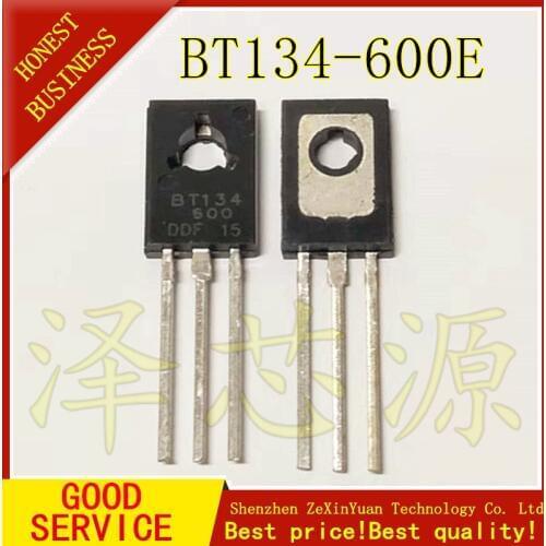 100PCS/LOT BT134-600E BT134 600E TRIAC SENS GATE 600V 4A TO-126 best quality