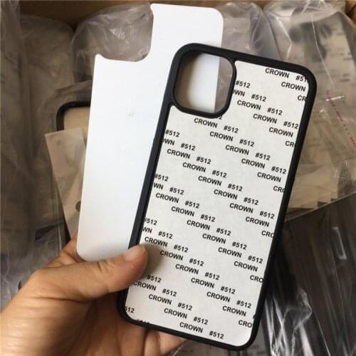 5PCS DIY Sublimation Blank phone cover rubber TPU printing case for iphone XR 7 8 11 12 mini pro xs xs max