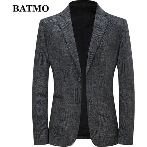 BATMO 2021 new arrival autumn high quality blazer men,male jackets,plus-size M-XXXL 3336
