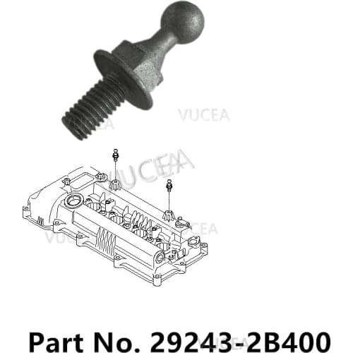 Engine cover mounting bolt For Hyundai I10 I20 I30 I40 Ioniq Kona Venue Creta Ix25 Soul Seltos Kx3 OEM 292432B400 29243-2B400