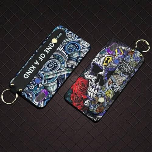 Wrist Strap cover Phone Case For Cubot X19 Dirt-resistant Phone Holder Graffiti TPU For Man