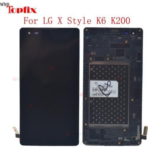 In Stock 100%Tested 5.0"Inch LCD Display Touch Screen Digitizer Assembly For LG K6 X Style K200 K200DS K200DSF LCD Replacement