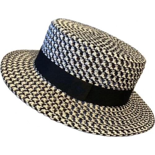 Women Sun Hat UV protection Foldable UV Protection special pattern Weaving Women Bucket Hat for Summer Sun Hats 2021