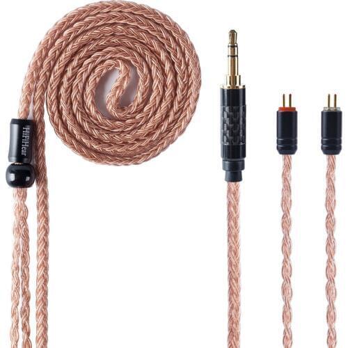 HiFiHear 16 Core Import Single Crystal Copper Cable 2.5/3.5/4.4mm With MMCX/2pin Connector For ZS10 AS10 AS16 C16 C10 V90