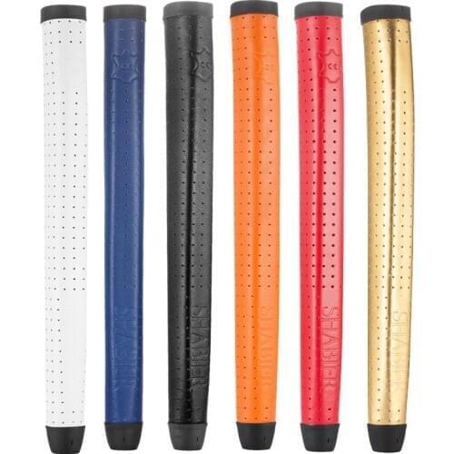 Real Sheep Leather Midsize Golf Putter Grip Blue Color Pure Handmade Club Grip with Soft Comfort Material 2 orders