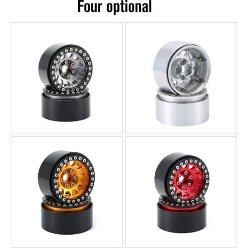 4PCS1.9 Metal Ball Lock Wheel 1:10 RC Chlorato Laxus Hsp Red Cat Rc4wd Tamiya Axial Scx10D90Hpi Tire Parts