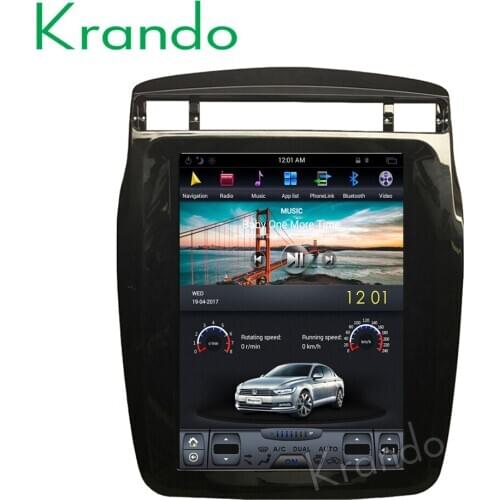 Krando Android 9.0 4G 32G 10.4" Tesla Vertical Screen Car Audio Radio Player GPS for VW Volkswagen Touareg 2011-2015 Multimedia