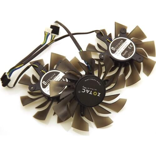 Cooler Fan 12V 83mm 4Pin For ZOTAC GTX 970-4GD5 HC HA Graphics Card Cooling Fan