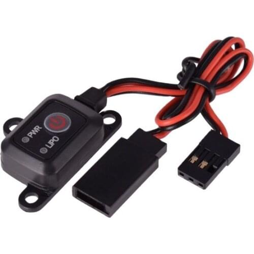 1PC Power Switch On/Off MCU Controlled Lipo NIMH NIcad Battery Voltage Checked Electronic Switchs for 1/10 1/8 RC Helicopter Car