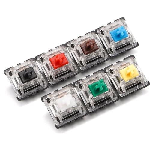 Gateron Switches Cover MX 3 Pin Transparent Clear Switch Yellow Red How Swap Switches For Mechanical Keyboard