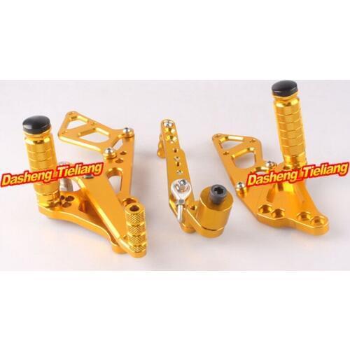 Adjustable Shift Foot Pegs Rear Set Footrests Replacement Kit For Suzuki GSXR 600 750 2011-2014 K11 Motorcycle Accessory Parts