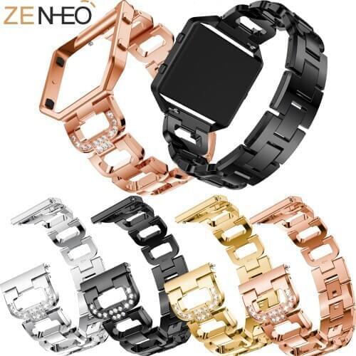 Luxury alloy Watchband For Fitbit blaze watch Wrist Smart Watch Bands Link Strap Bracelet Links For Fitbit blaze wristbands