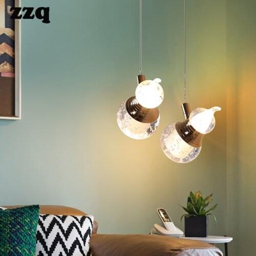 Smart Plug-InModern Ccreative LED Ccrystal Chandelier Bedroom Dining Kkitchen Staircase Double-Headed Long Chandelier Decoration