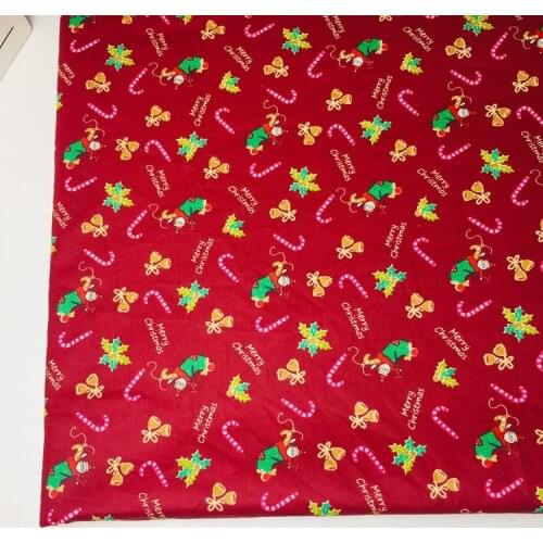 10 meters Factory direct Christmas cartoon cotton printed fabric baby cotton bedding coveralls home fabric wholesale