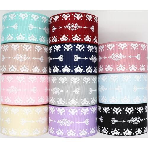 10 Yards 1.5" 38MM Grosgrain Ribbon Printed Ribbon For Hair Bows DIY Crafts Handmade Accessories M20031402