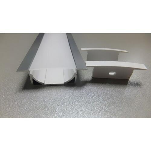 100cm, Free shipping, End caps And Mounting clips Included, Micro Under-Cabinet LED Strip Fixture Profile Aluminum Channel