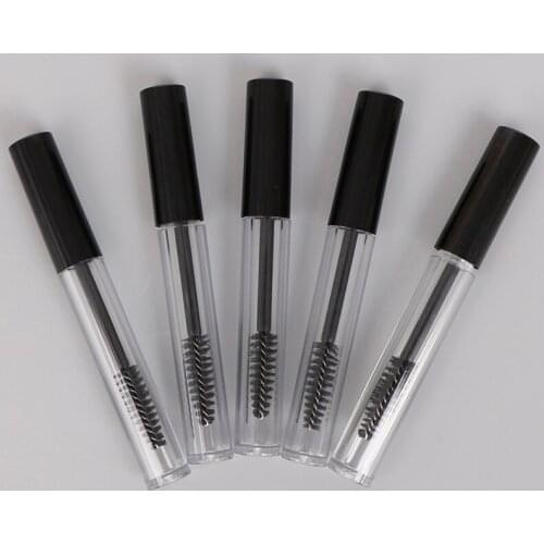 5PCS 3mL 0.8ML Empty Mascara Tube Eyelash Cream Vial/Liquid Bottle Container Cap