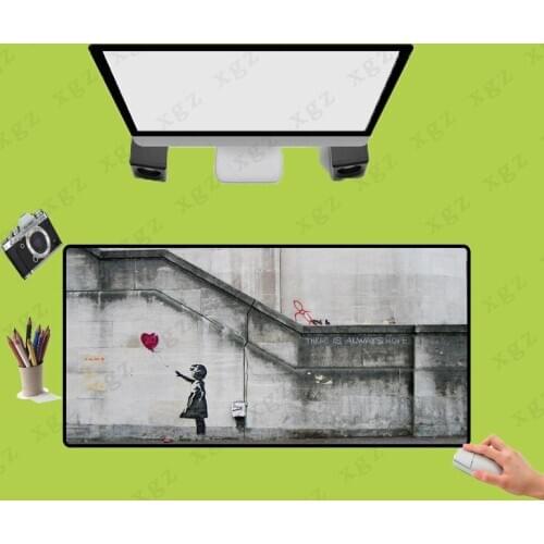 XGZ High Quality Hand-painted Large Mouse Pad Non-slip Gaming Mousepad Waterproof and Stain-proof Mat Gamer Accessories XXL