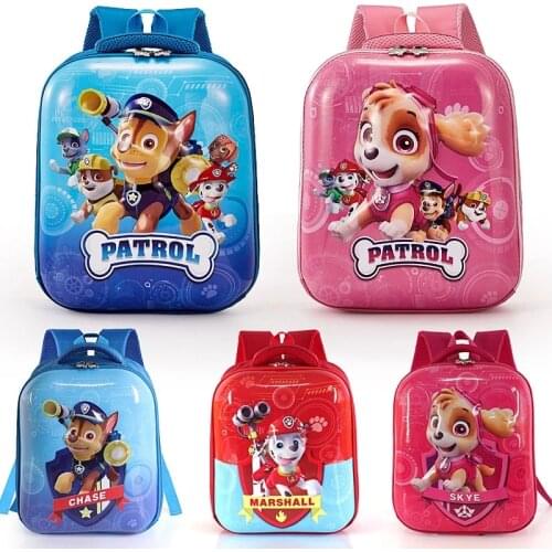 2021 Paw Patrol Dog Toys Childrens School Cute 14 Stlye School Bag Cartoon Print Cute Backpack birthday christmas Toy gift Bag