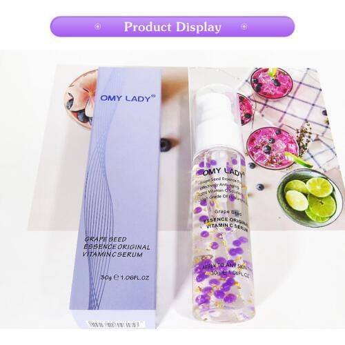 Grape Seed Essence Vitamin C Delay Aging Reduce Wrinkles Moisturizing Face Care SSwell