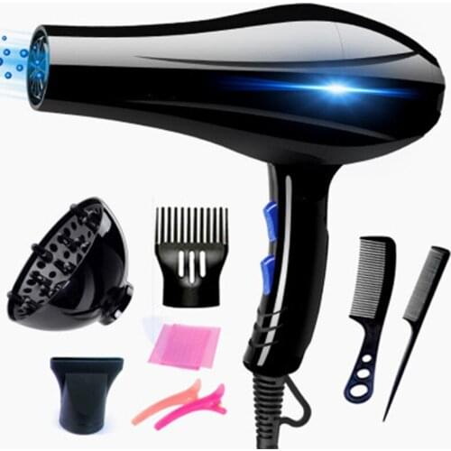 Hair Dryer Hot and Cold Wind with Diffuser Conditioning Powerful Hairdryer Motor Heat Constant Temperature Hair Care Blowdryer